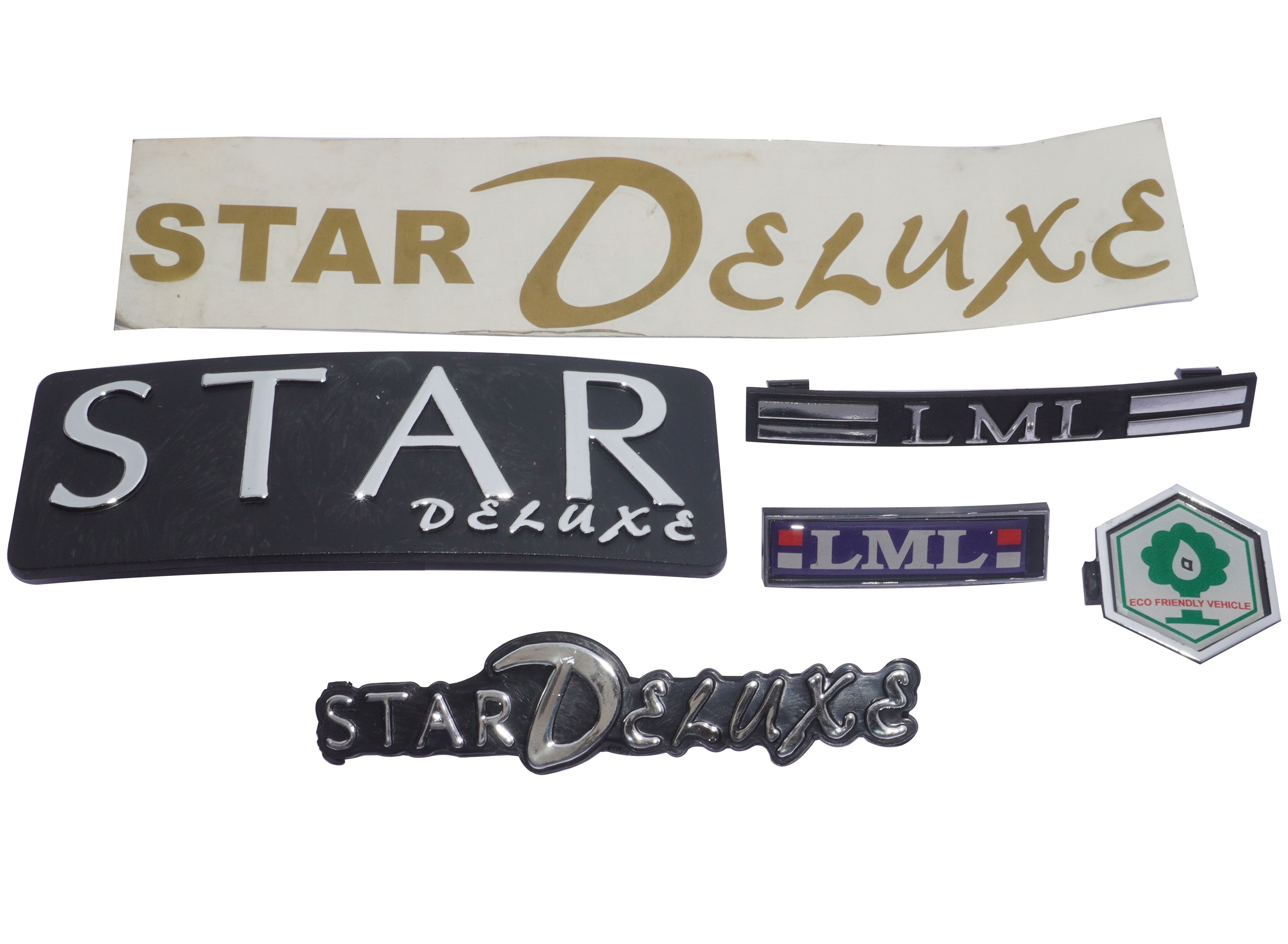 Badge Sticker Emblem Kit For Vespa Px Lml Star Deluxe Models product image