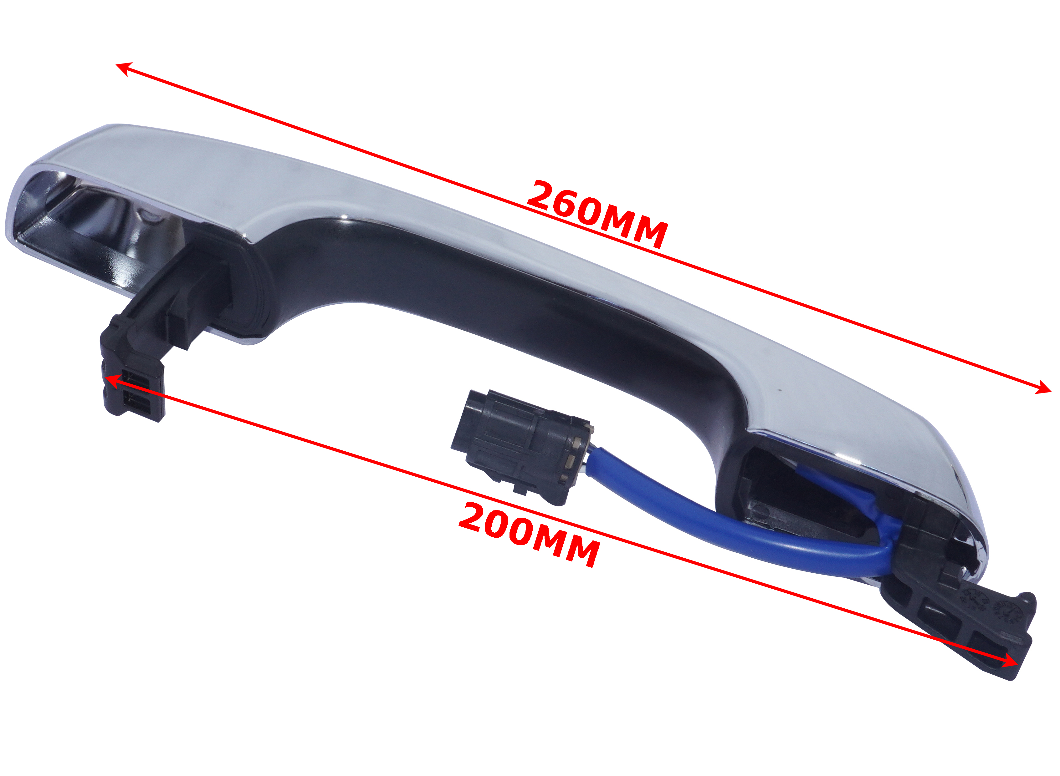Exterior Front Door Handle RH Chrome For Hyundai Venue 2019-2022 82661-K3200 view 2