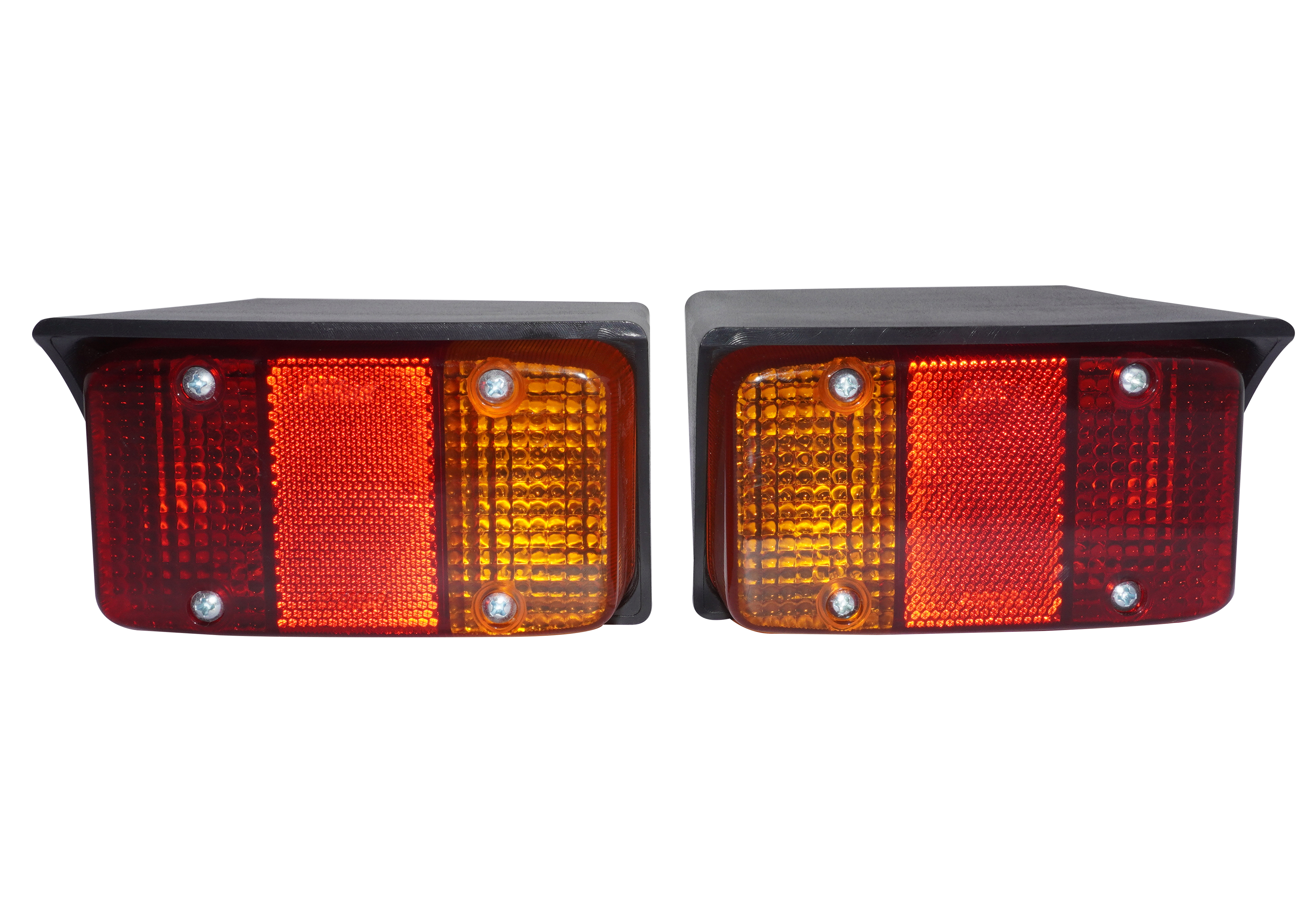 Pair Rear Brake Tail Light Flasher Lamp 3 in 1 Mahindra Tractor