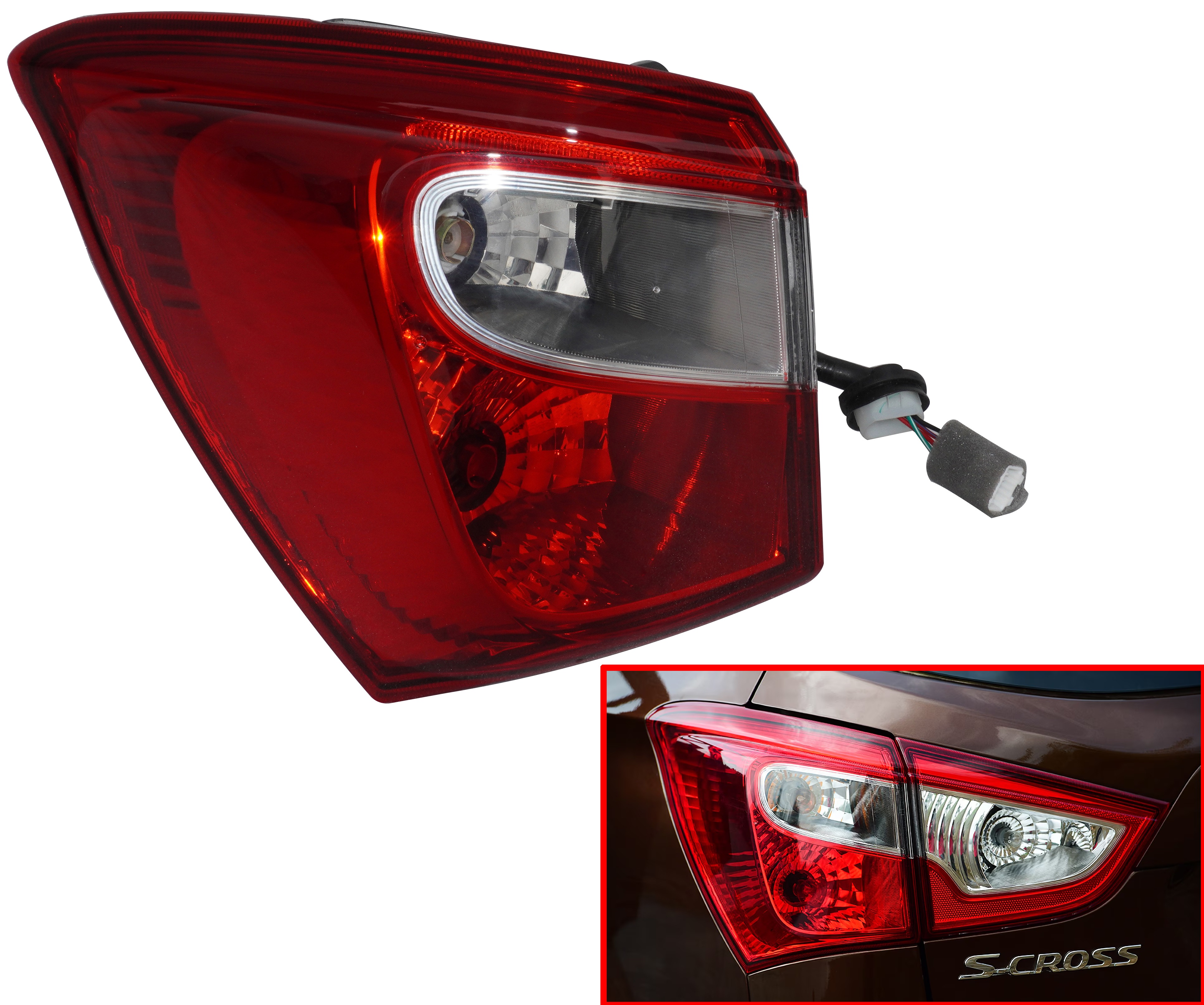Rear Tail Light LH For Suzuki S-Cross 1.3L 1.5L 1.6L 2015-2022 35750M65M00 product image